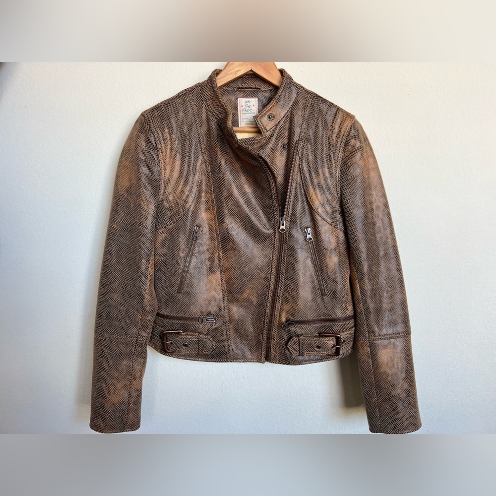 We The Free Vegan Leather Jacket